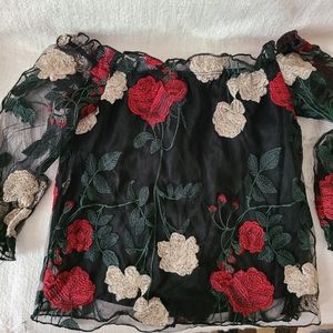 Charlotte Russe Off the shoulder Top